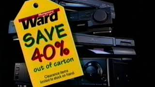 1996 Montgomery Ward quotHoliday Salequot TV Commercial [upl. by Enreval]