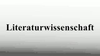 Literaturwissenschaft [upl. by Nowaj]