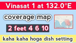 vinasat 132e  vinasat 132e coverage map  132e [upl. by Salsbury]