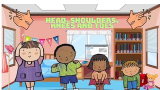 Head Shoulders Knees and Toes  Lagu Anak Terbaik  Song For Kids Cover [upl. by Ellerrehs]