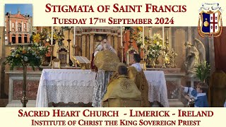 Tuesday 17th September 2024 Stigmata of Saint Francis [upl. by Concoff]