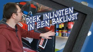 Doek inlijsten in een baklijst [upl. by Carn165]