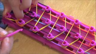 How to make a crazy loom bracelet waterfall [upl. by Lanae298]