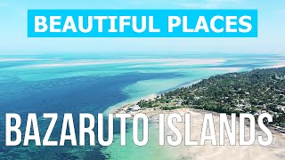 Bazaruto islands best places to visit  Travel trip rest landscapes  4k video  Mozambique drone [upl. by Lewert]