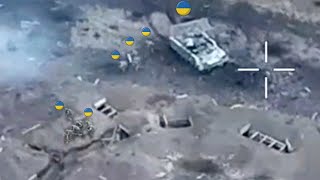 Bradley IFV storms and captures Russian positions in the Pokrovsky front [upl. by Akcir]