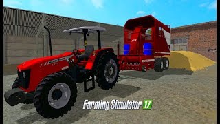 Farming Simulator 2017 BEREZOVKA TRACTOR MASSEY FERGUSON 4275 JF STOLL ES3000M [upl. by Lemar]