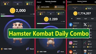 Hamster Kombat Combo Cards Today  22 June Hamster Kombat Today Combo Cards  Earn Free Coins [upl. by Tram]