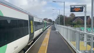 Southern passing Littlehaven for Portsmouth Harbour and Bognor Regis with night shift lights on [upl. by Lilllie942]