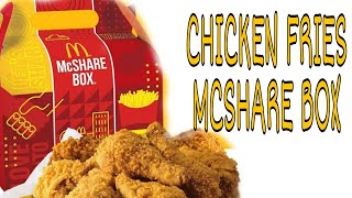 McSHARE BOX  FRIED CHICKEN FRENCH FRIES  MCDONALDS SHORTS [upl. by Trescha12]