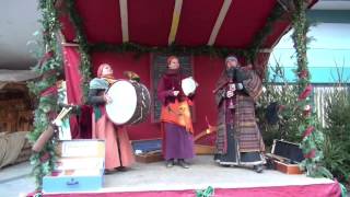 Mittelalterweltvolkband Triskilian auf dem Esslinger Weihnachtsmarkt Germany 27112013 T2 [upl. by Sitoeht]