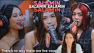 BINI quotSalamin Salaminquot LIVE on the WISH USA Bus [upl. by Silber783]