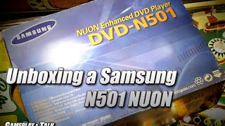 Unboxing a NIB Samsung N501 NUON playerconsole [upl. by Nelad]