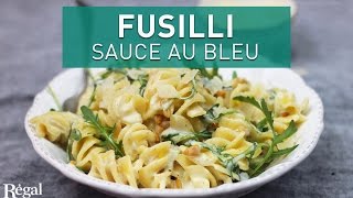 Fusilli à la sauce au bleu  regalfr [upl. by Ynatterb51]