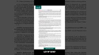 LEY N° 32187  LEY DE ENDEUDAMIENTO DEL SECTOR PÚBLICO PARA EL AÑO FISCAL 2025 draver peru [upl. by Llerej]