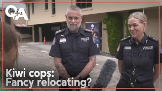 Watch out for snakes Aussies luring Kiwi cops to Northern Territory  QA 2024 [upl. by Ytsim]