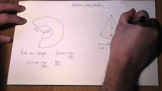 Sectors and Cones  GCSE Maths Revision [upl. by Esom]