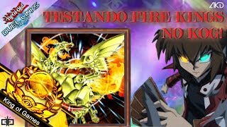 FIRE KINGS DECK NOVO PACK TESTANDO NO KOG Yugioh Duel Links [upl. by Lalat]