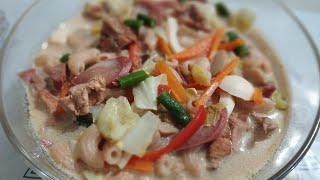 Chicken Macaroni Soup SOPAS A perfect soup for a cold weather [upl. by Anecusa]