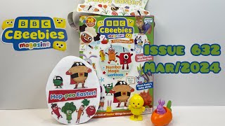 CBeebies magazine issue 632 March2024 with Cute Spring Set 🥕🐇 cbeebies [upl. by Ries]