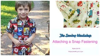 How to attach Snap Fasteners  SnapSource Tool  Sewing Tutorial  Frocks amp Frolics [upl. by Baum]