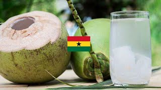 Ghana and Special thing about Ghana coconut when you visit Ghana [upl. by Kcirdet]