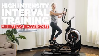 30 Minute Heart Pumping Elliptical HIIT Workout [upl. by Ballinger]