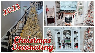 New Whole House Christmas Decorating Christmas House Transformation Clean amp Decorate With Me 2023 [upl. by Bunker]