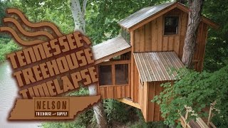 Treehouse Timelapse in Tennessee [upl. by Byram239]