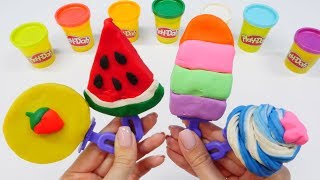 Play Doh oyun hamurundan dondurma yapalım Eğlenceli video [upl. by Dagna]