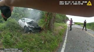 Talbot County Sheriffs Office Fatal Vehicle Pursuit 072224 Footage [upl. by Philps]