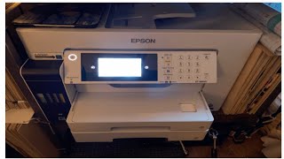 DIY Epson ET 16600 Ego Tank wide format printing for large Diva Wreath printing [upl. by Pickard46]