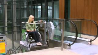 Omega Inclined Platform Lift  Savaria Mobility Products [upl. by Nodaj]