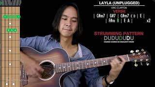 Layla Unplugged Guitar Cover Acoustic Eric Clapton 🎸 Tabs  Chords [upl. by Ahcim899]