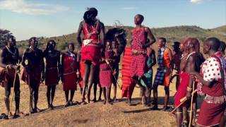 Visiting the Masai in Masai Mara Kenya Africa [upl. by Ettezil]