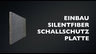 Einbau SilentFiber SCHALLSCHUTZPLATTE Schallschutz zum Nachbarn Schalldämmung selbst verbessern [upl. by Haldan]