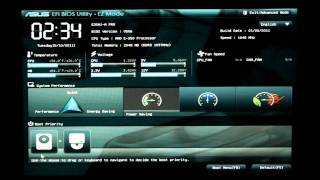 Asus E35M1M PRO EFI BIOS Utility [upl. by Sahcnip844]