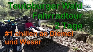 2 Tage Radfahren Teutoburger Wald  1 bissel die Diemel runter [upl. by Salmon]