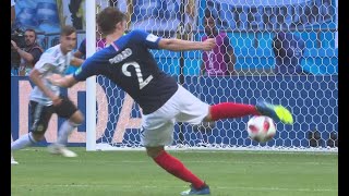 Second poteau PAVARD en DIRECT TF1  France vs Argentine BUT INCROYABLE du 22 le 30 Juin 2018 [upl. by Ettenyl]