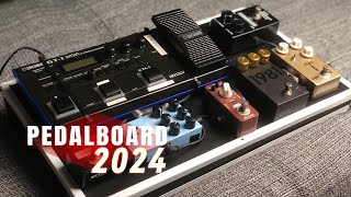 PEDALBOARD 2024  GT1 e Pedais WORSHIP Setup Br  Rundown 2024 [upl. by Reerg770]