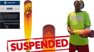 HEADS UP PERFECT GAME BASEBALL BANNED THE 5 EASTON HYPE FIRE IN TOURNAMENTS SUSPENDED baseball [upl. by Riesman735]