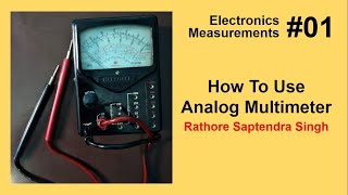 Analog Multimeter Use in Hindi Full Tutorial MultiMeter kaise kam karta hai  हिंदी में [upl. by Friedberg30]