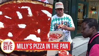 Barstool Pizza Review  Millys Pizza In The Pan Chicago IL [upl. by Ayouqes876]