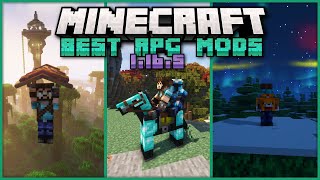 Top 40 Best Mods That Turn Minecraft 1165 into the Ultimate RPG [upl. by Cello815]