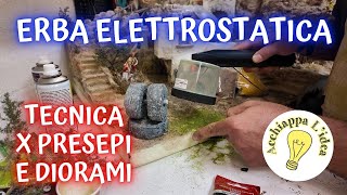 Erba elettrostatica per presepe e diorami [upl. by Drus]