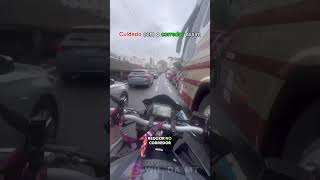 Cuidado com o corredor desse jeito ⚠️ moto motovlog moto grau grauecorte mt03 [upl. by Ahsiakal]