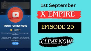 X Empire episode 23 new code X Empire 23 episode code Musk Empire youtube code episode 23xempire [upl. by Donall871]