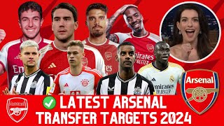 🚨 ARSENAL TRANSFER NEWS  LATEST TRANSFER TARGETS PLANS AND OBJECTIVES 2024 🔥 [upl. by Appleby]