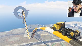 Only Future Fathers Can Complete This IMPOSSIBLE Parkour Race in GTA 5 [upl. by Odraccir]