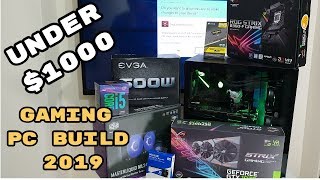 1000 Gaming PC Build  i5 8600 GTX 1070 Ti  Step  By  Step  Guide [upl. by Obocaj221]