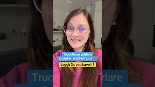 Trucchi per parlare e capire 🇬🇧 inglese englishlesson ingleseperitaliani britishenglish [upl. by Godspeed]